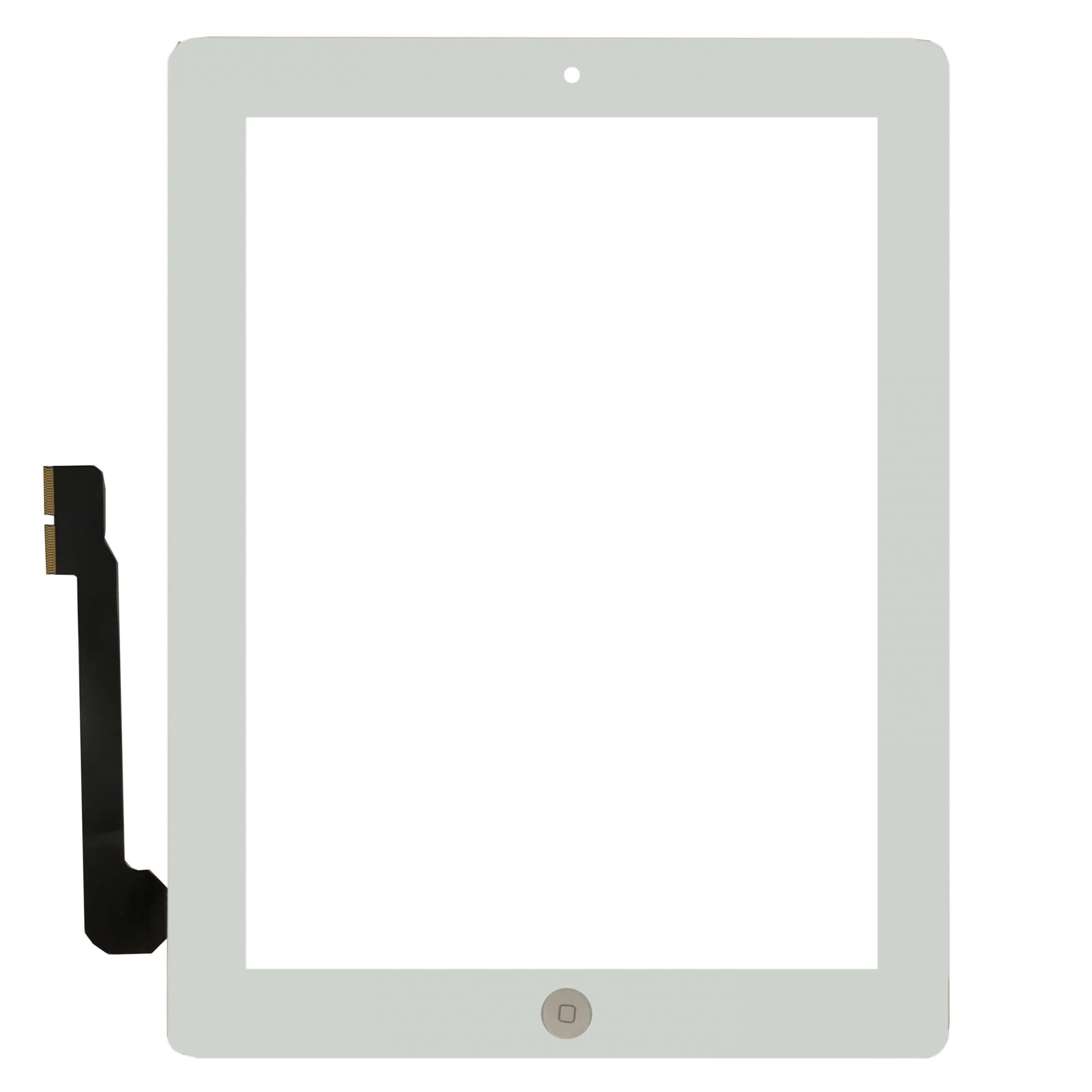 تاچ گلس آیپد با دکمه هوم سفید TOUCH IPAD 3