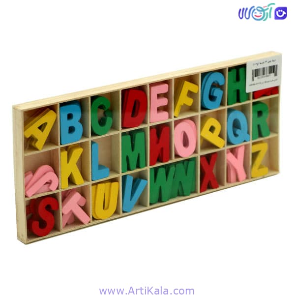 حروف چوبی انگلیسی سایز متوسط