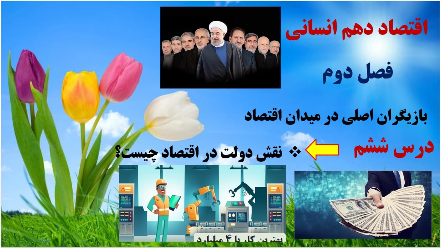 پاورپوینت درس ششم کتاب اقتصاد ـ پایه دهم علوم انسانی