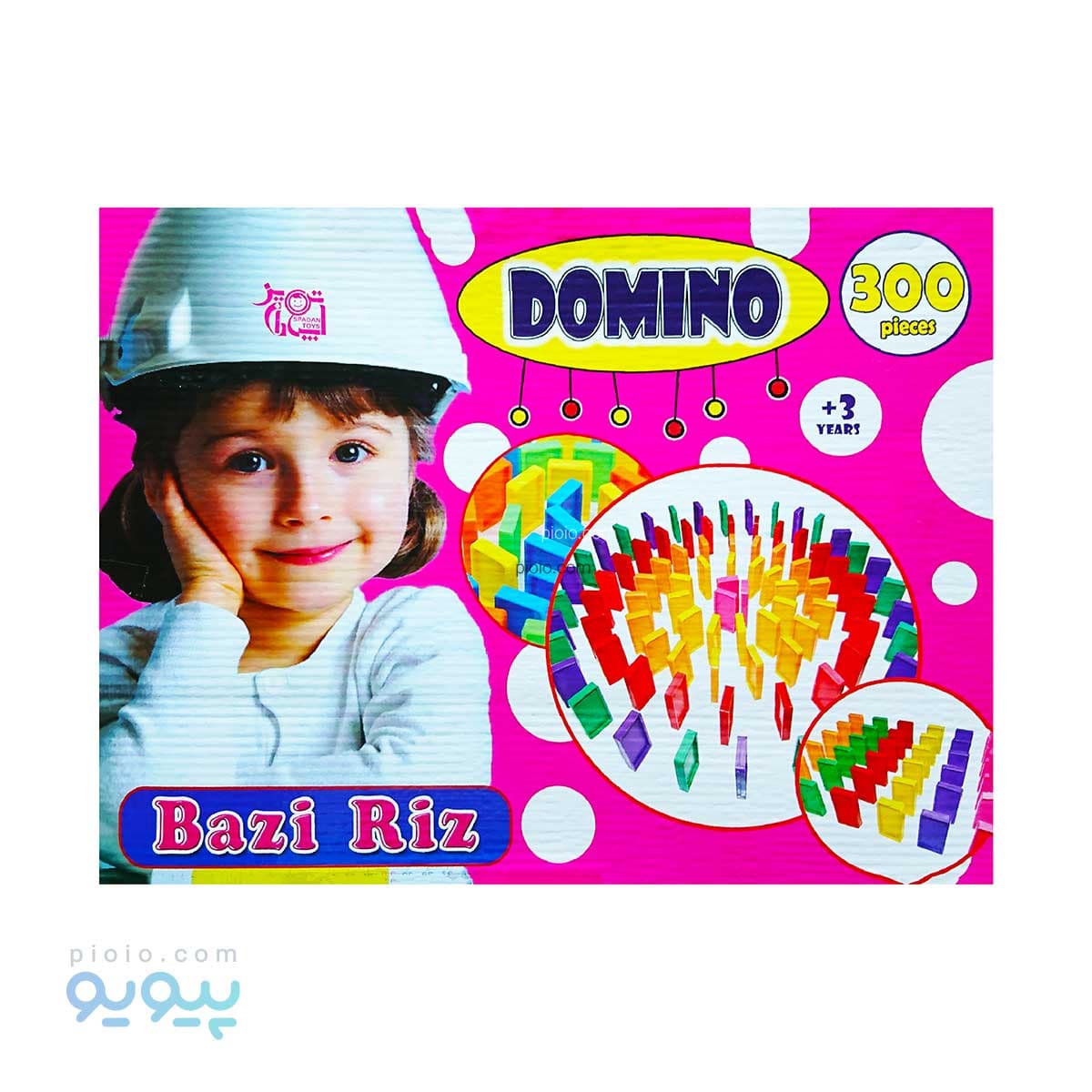 دومینو 300 قطعه اسپادان تویز آیتم Domino 300 pcs تک و عمده