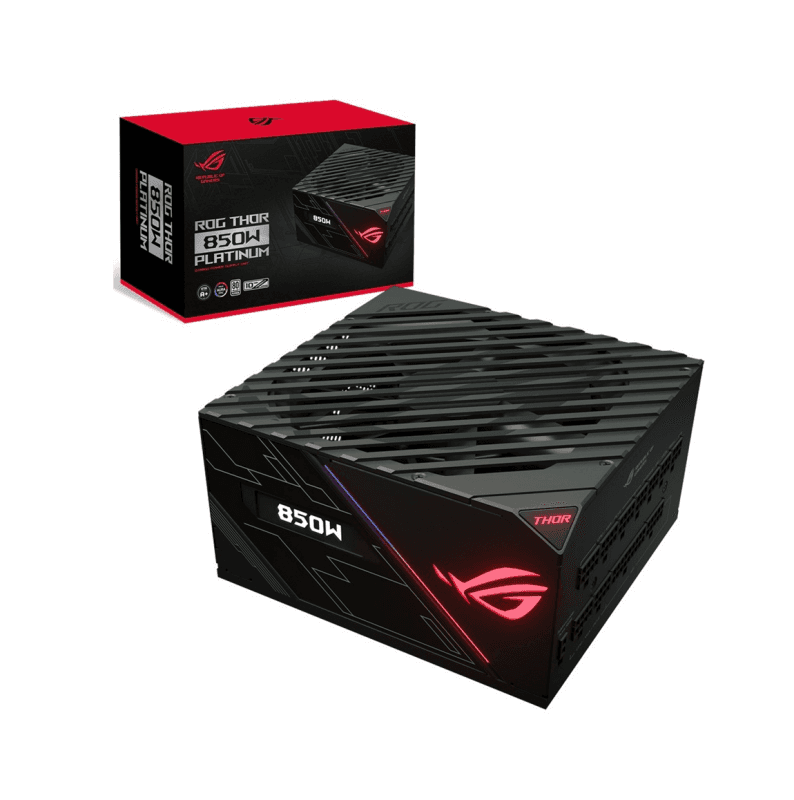 پاور ایسوس مشکی گیمینگ ۸۵۰ وات فول ماژولار ROG-STRIX-850G — تصویر ۴
