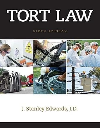 و دانلود نسخه کامل کتاب زبان اصلی Tort Law PDF | دانلود کتاب خارجی