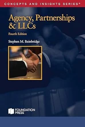 و دانلود نسخه کامل کتاب زبان اصلی Agency, Partnerships & LLCs (Concepts and Insights) PDF | دانلود کتاب خارجی