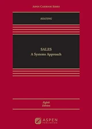 و دانلود نسخه کامل کتاب زبان اصلی Sales: A Systems Approach (Aspen Casebook Series) PDF | دانلود کتاب خارجی
