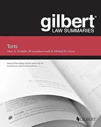و دانلود نسخه کامل کتاب زبان اصلی Gilbert Law Summary on Torts (Gilbert Law Summaries) PDF | دانلود کتاب خارجی