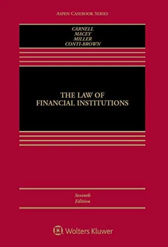 و دانلود نسخه کامل کتاب زبان اصلی The Law of Financial Institutions (Aspen Casebook Series) PDF | دانلود کتاب خارجی