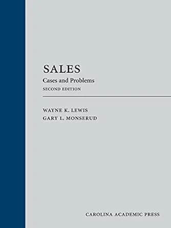 و دانلود نسخه کامل کتاب زبان اصلی Sales: Cases and Problems, Second Edition PDF | دانلود کتاب خارجی