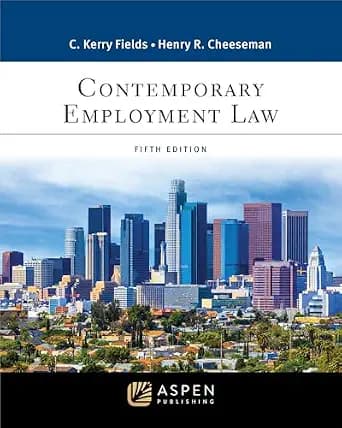 و دانلود نسخه کامل کتاب زبان اصلی Contemporary Employment Law (Business Law Series) PDF | دانلود کتاب خارجی