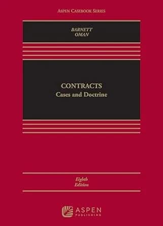 و دانلود نسخه کامل کتاب زبان اصلی Contracts: Cases and Doctrine (Aspen Casebook Series) PDF | دانلود کتاب خارجی