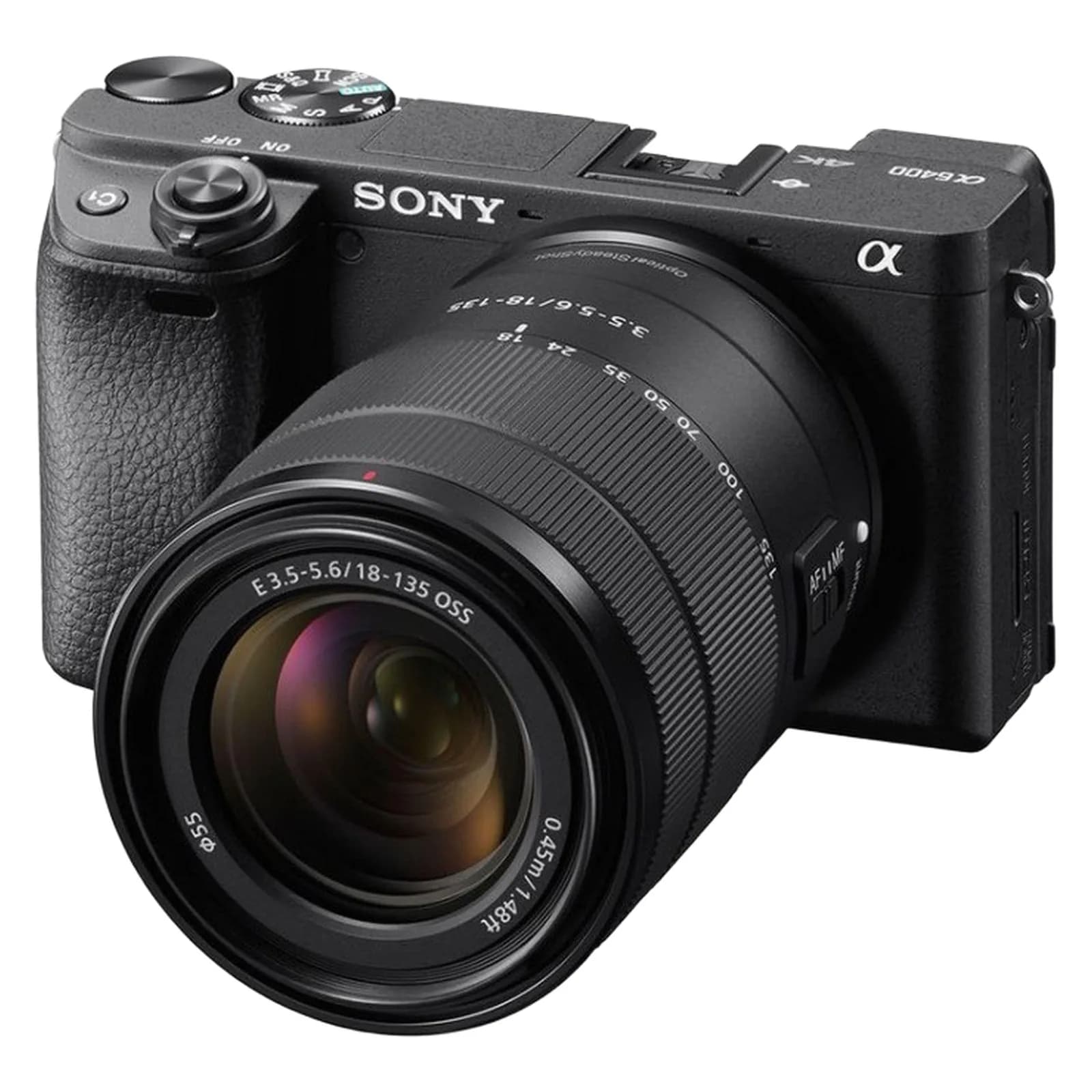 دوربین دیجیتال بدون آینه سونی مدل a6400 با لنز ۱۸ – ۱۳۵ میلی‌متر f/3.5 – f/5.6