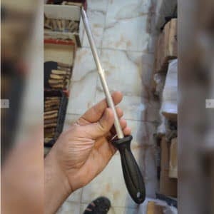 مصقل آلمانی از جنس کروم واندیوم مخصوص تیز کردن چاقو چهار بچه