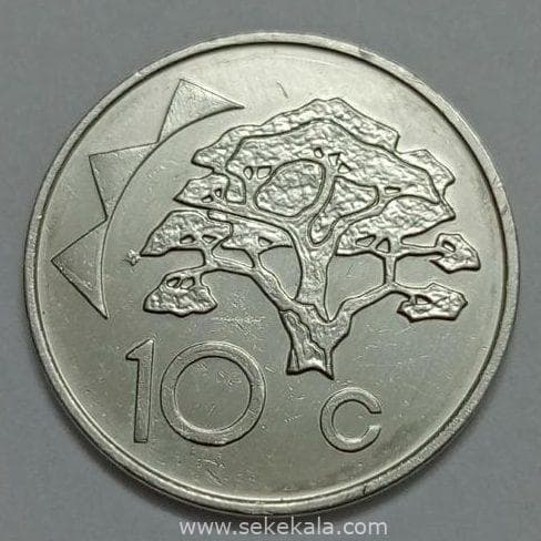 سکه خارجی ۱۰ سنت کمیاب نامیبیا ۱۹۹۳