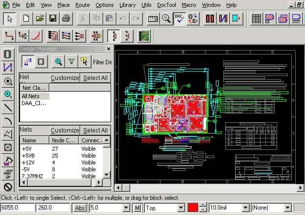 نرم افزار ویندوز P-CAD 2002