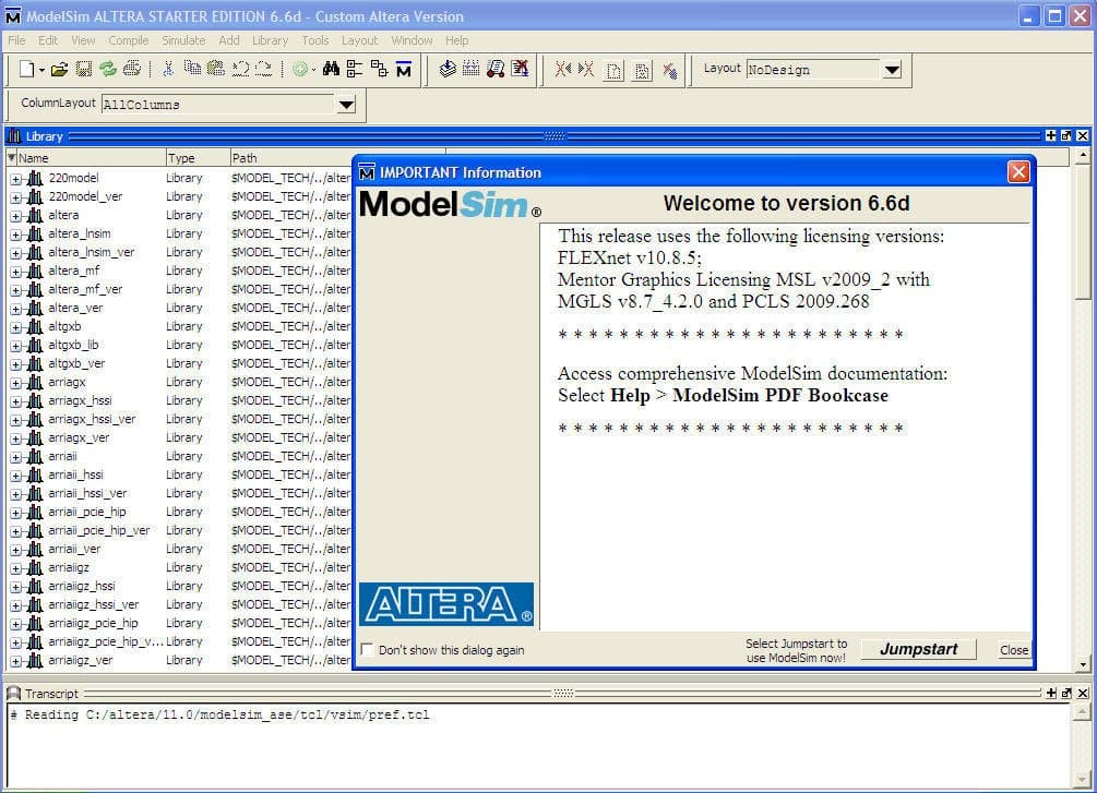 نرم افزار ویندوز Modelsim Special Edition v5.4