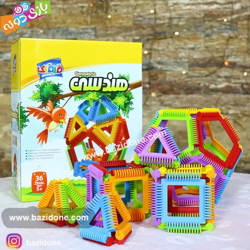 بازی فکری مجموعه هندسی قلقلک