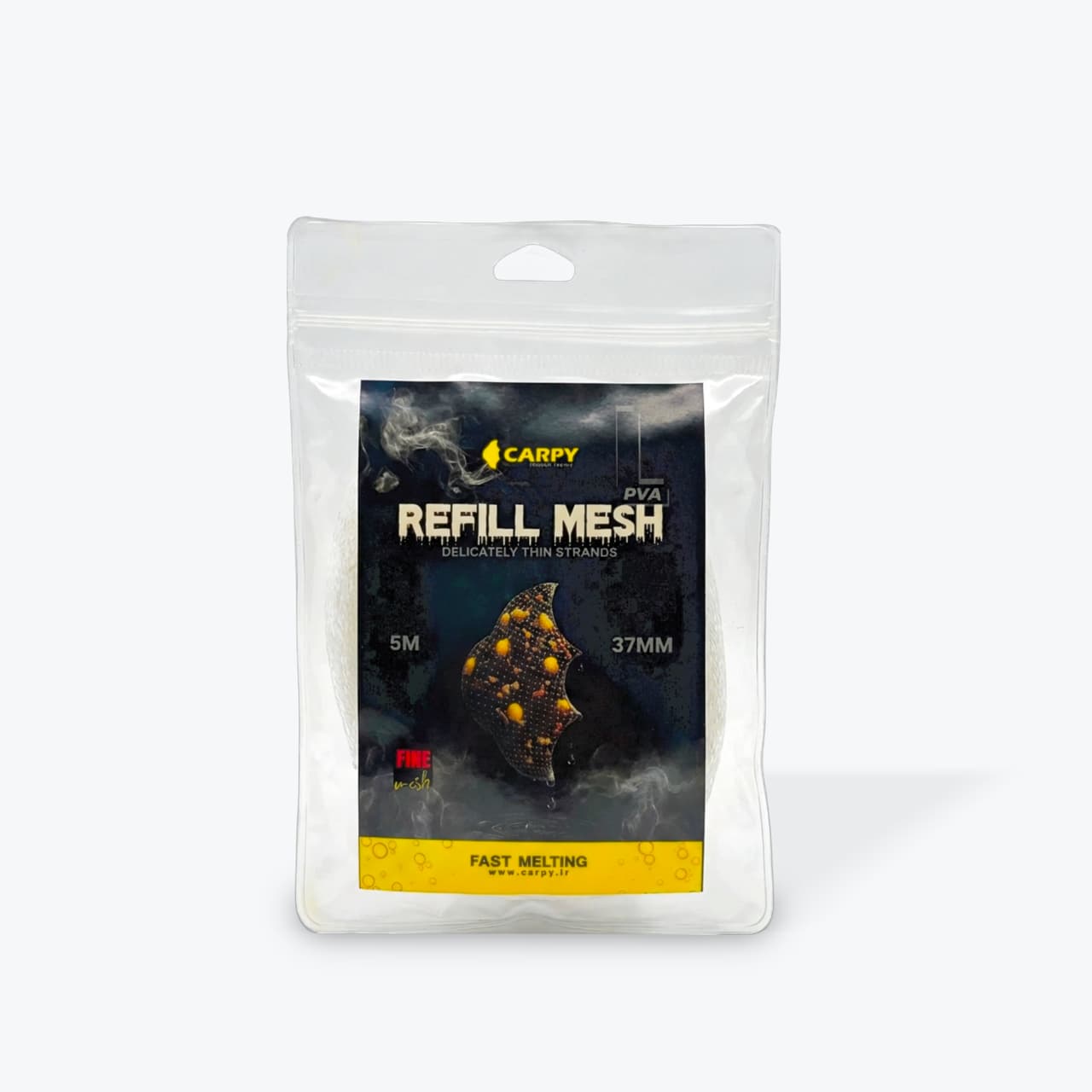 توری پیویای (PVA) یدکی کارپی Carpy سایز ۳۷ میلیمتر – مدل Fine Mesh (۵ متری)