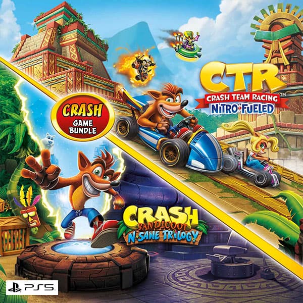 اکانت بازی Crash Bandicoot Bundle N Sane Trilogy CTR Nitro Fueled برای PS5