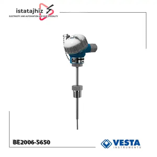 سنسور دمای هددار PT100 وستا مدل BE2006-S650