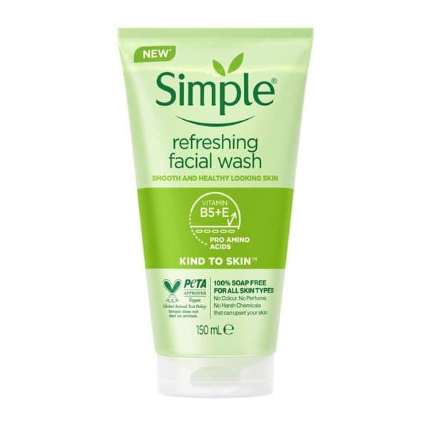 ژل شوینده صورت سیمپل – Refreshing حجم 150