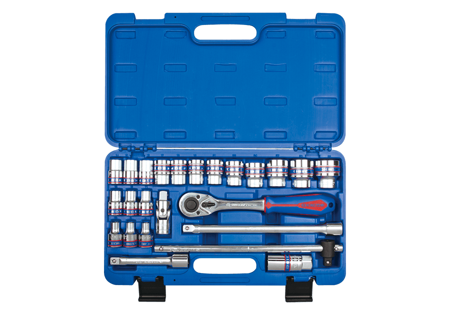 ST4528MR – جعبه بکس 1/2 ميليمتر 6 گوش 24 عددي (8-32 MM) کينگ توني