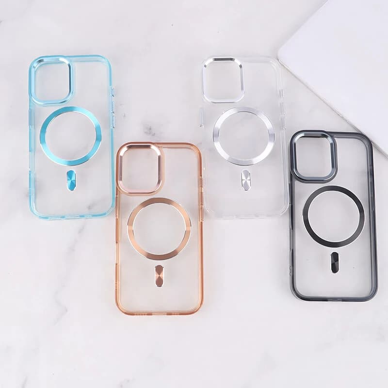 قاب ژله ای مگ سیف آیفون iPhone 16 دور محافظ لنز متال — تصویر ۹