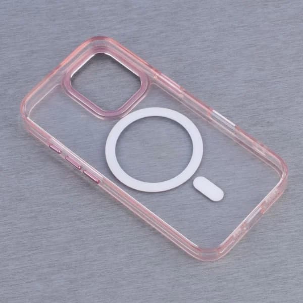 قاب ژله ای مگ سیف آیفون iPhone 16 دور محافظ لنز متال — تصویر ۴