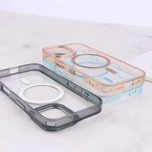 قاب ژله ای مگ سیف آیفون iPhone 16 دور محافظ لنز متال — تصویر ۵