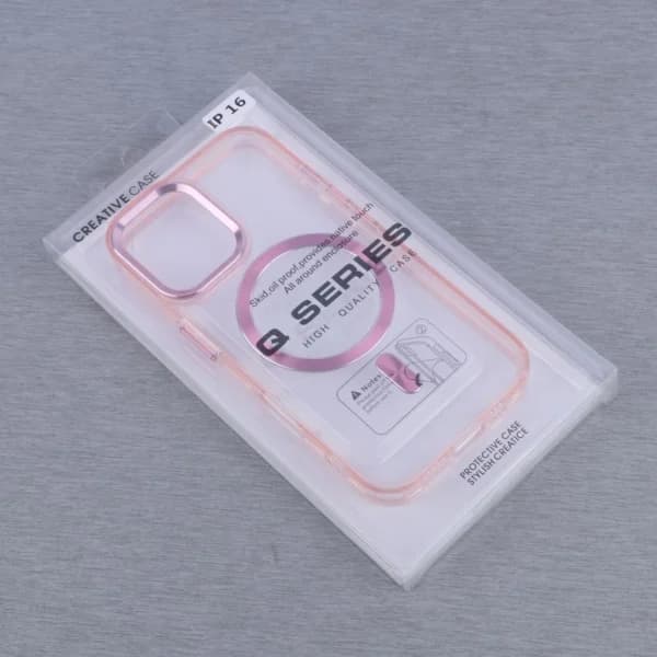 قاب ژله ای مگ سیف آیفون iPhone 16 دور محافظ لنز متال — تصویر ۲