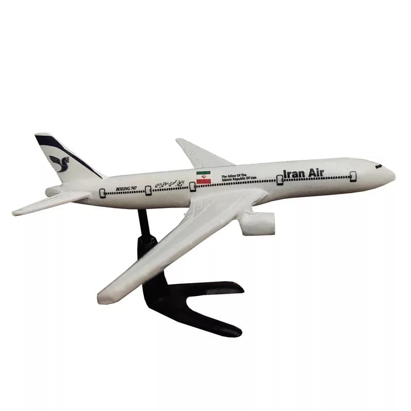 ماکت هواپیما مدل مسافربری بوئینگ 747 طرح Iran Air کد 01