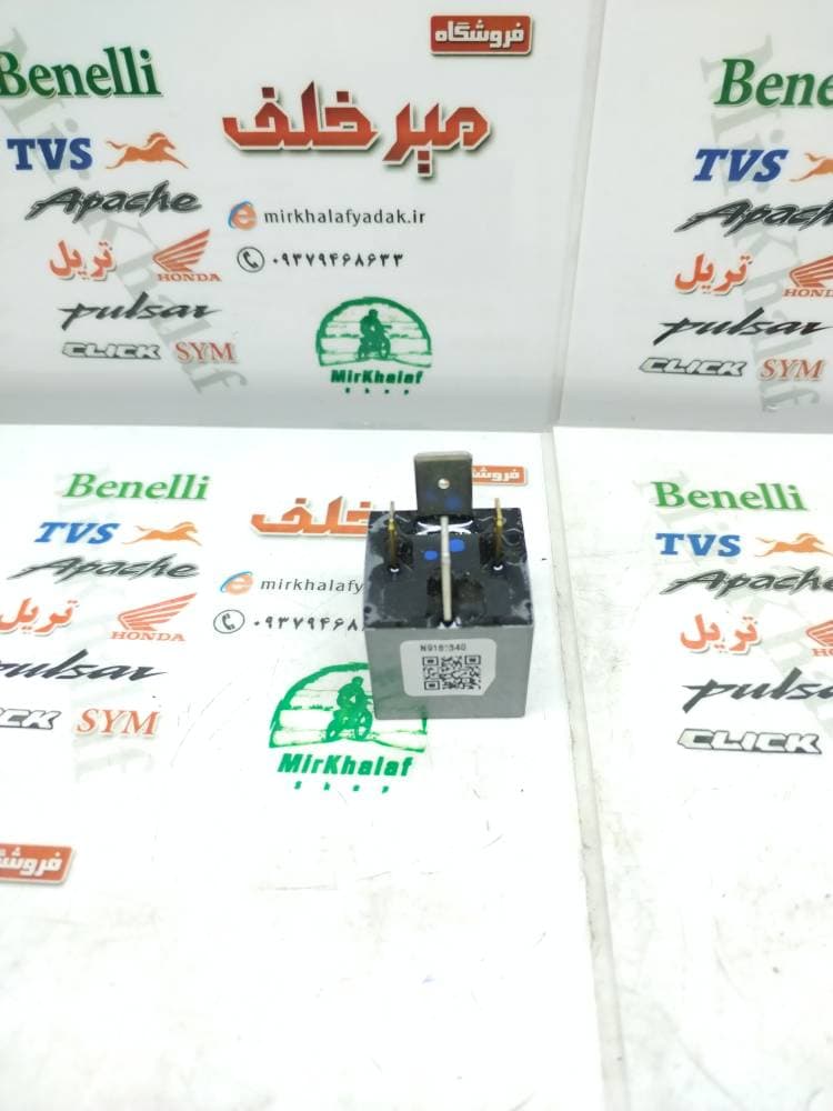 رله اتوماتیک استارت کامل موتور اپاچی 150 160 180 200 و tvs راکس و نئو و وگو و hlx اچ ال ایکس اصلی