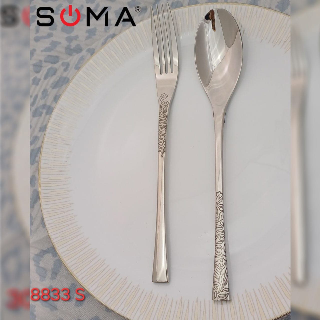 سرویس قاشق و چنگال رزنتال 30نفره مات مدل 8833S «ارسال رایگان»