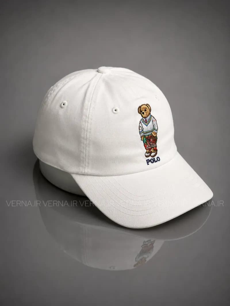 کلاه کتان مردانه گلدوزی تدی POLO