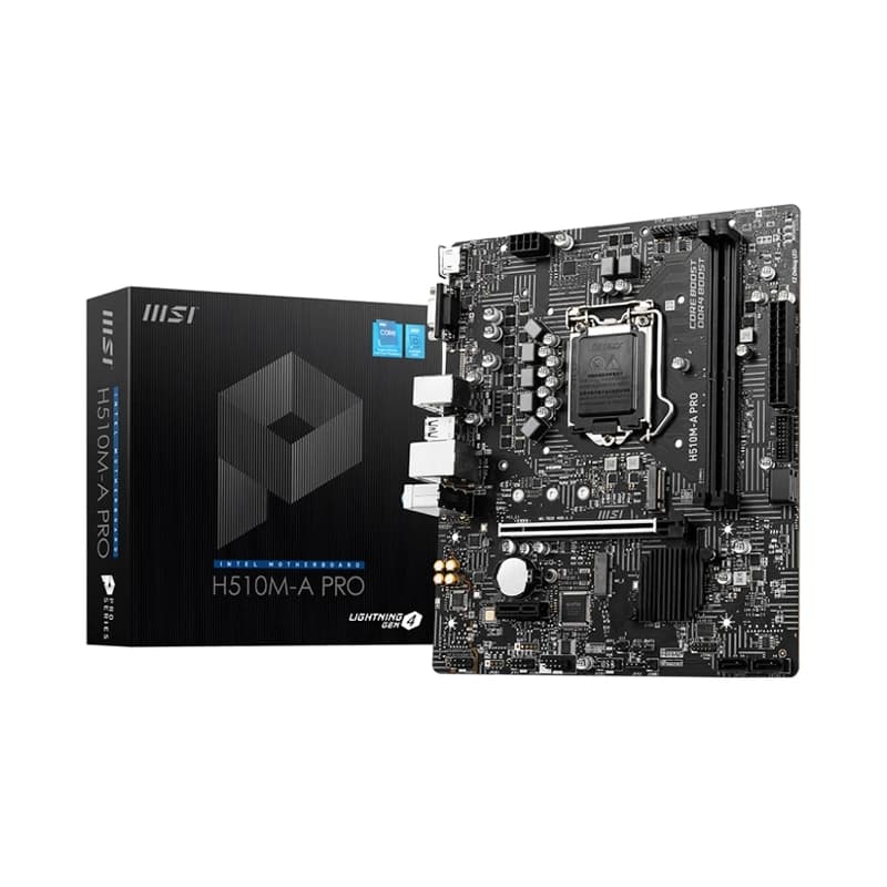 باندل مادربرد MSI H510M-Pro + Intel Core i5 11400 استوک — تصویر ۲