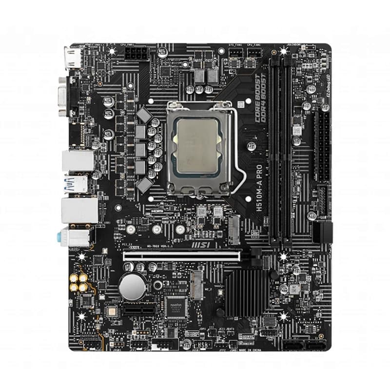 باندل مادربرد MSI H510M-Pro + Intel Core i5 11400 استوک