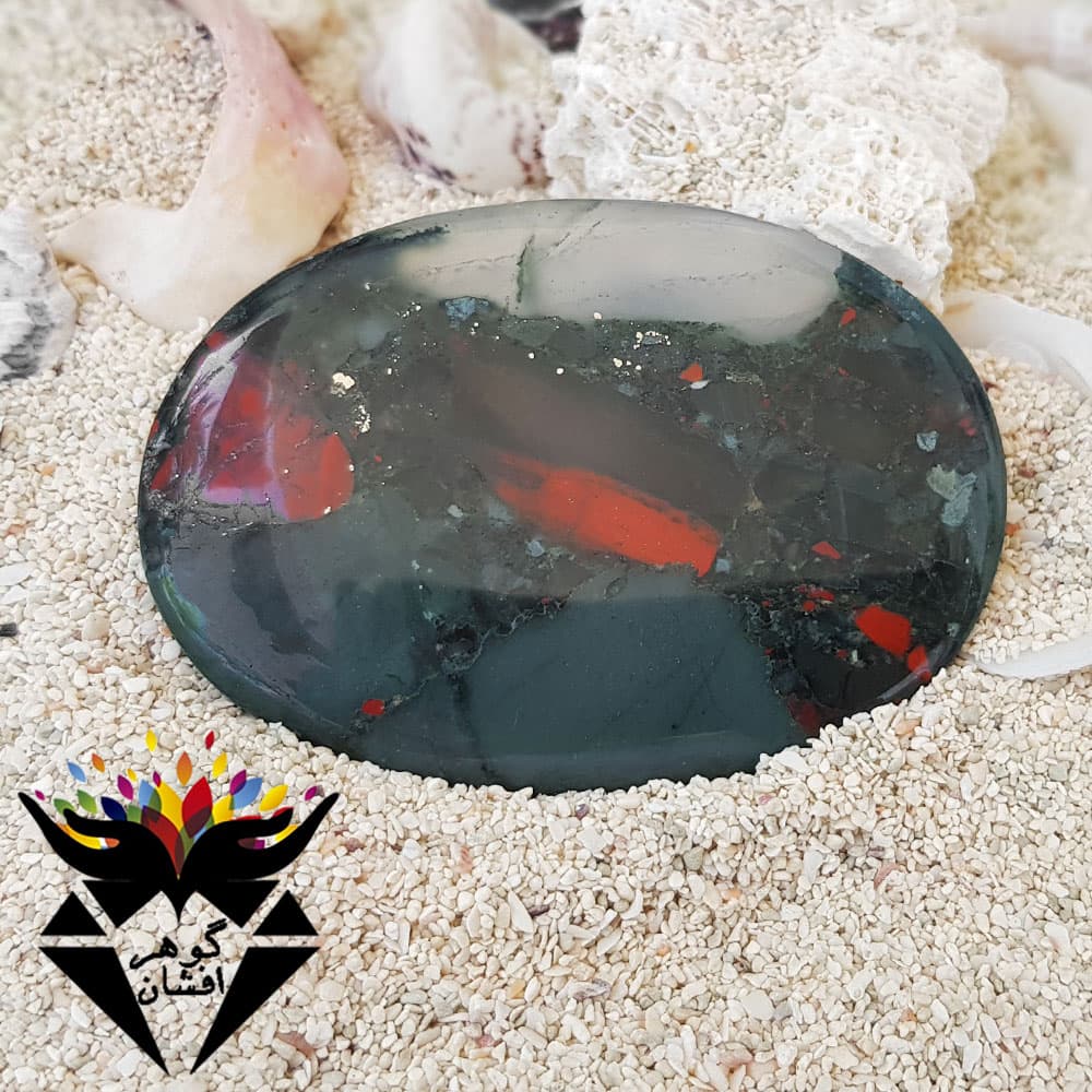 نگین سنگ خون اصل درشت N3005