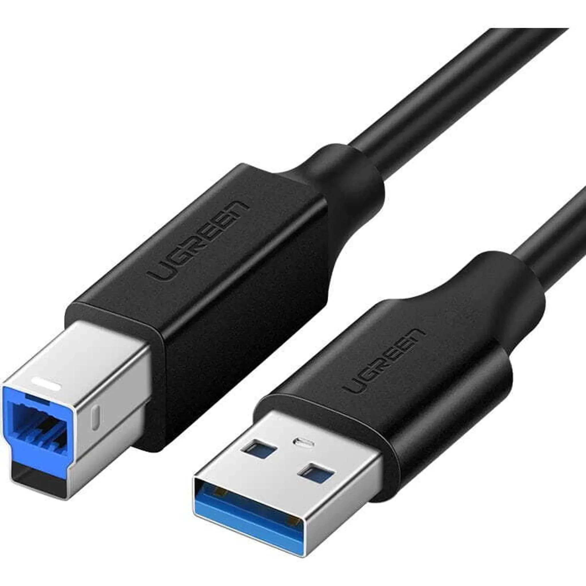 کابل پرینتر یوگرین مدل UGREEN US210 10372 Printer Cable USB-A 3.0 / USB-B 5Gbps
