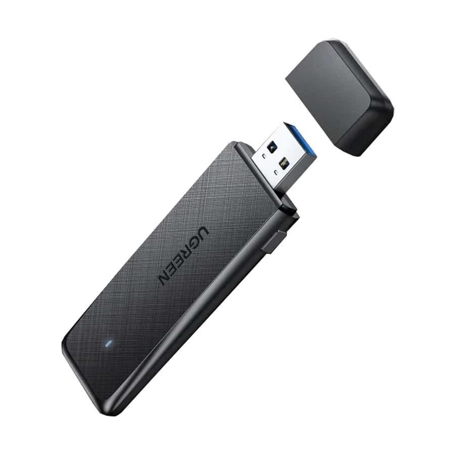 دانگل وای فای یوگرین مدل UGREEN AC1300 Dual-Band Wireless USB Adapter CM492