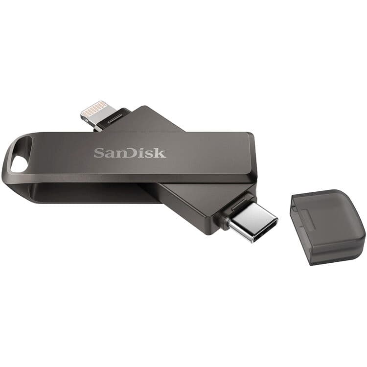فلش مموری سن دیسک مدل SanDisk iXpand Flash Drive Luxe ظرفیت 128 گیگابایت