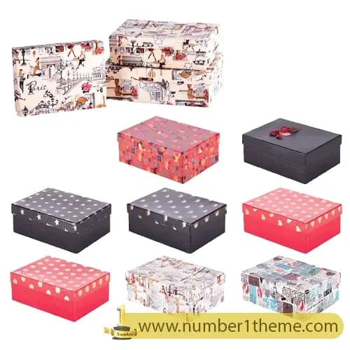 جعبه کادویی مستطیل در 3 سایز کد 64