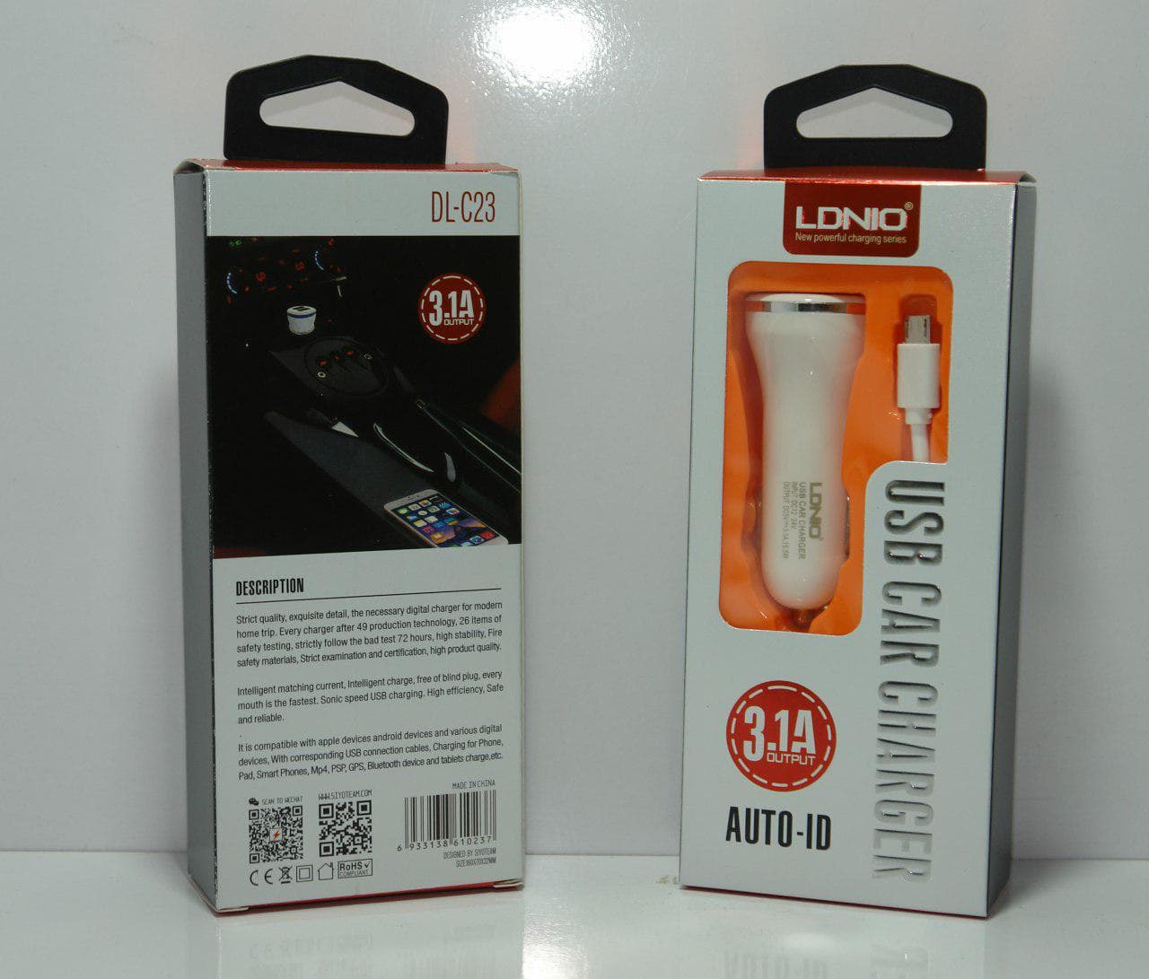 شارژر فندکی LDNIO DL-C23