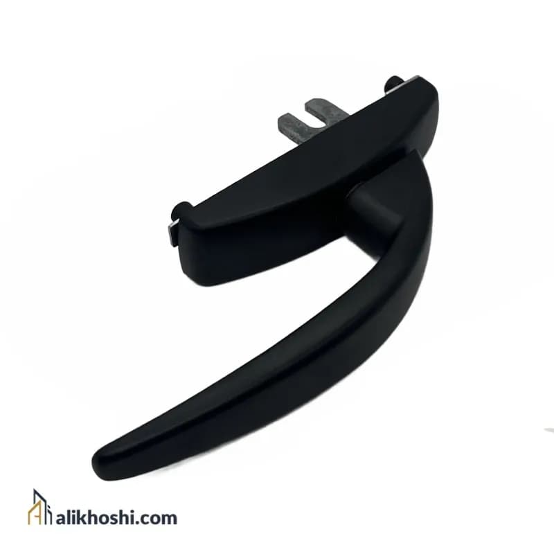 دستگیره تک زبانه مشکی آیسان میکرو بازشو لولایی طرح رتو