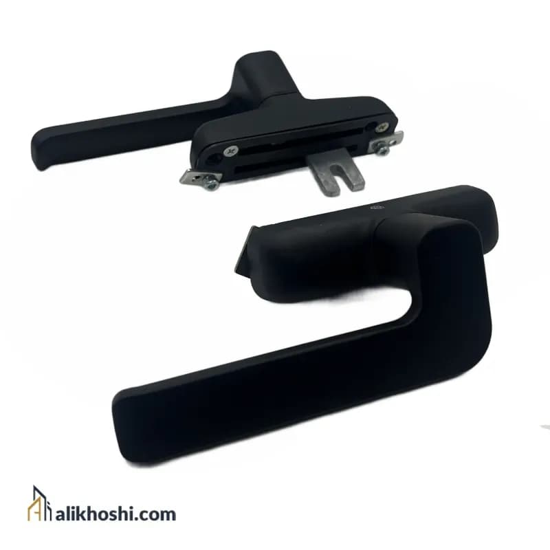 دستگیره تک زبانه مشکی آلاکس کرتین وال آلپاین (قوس چپ و راست)