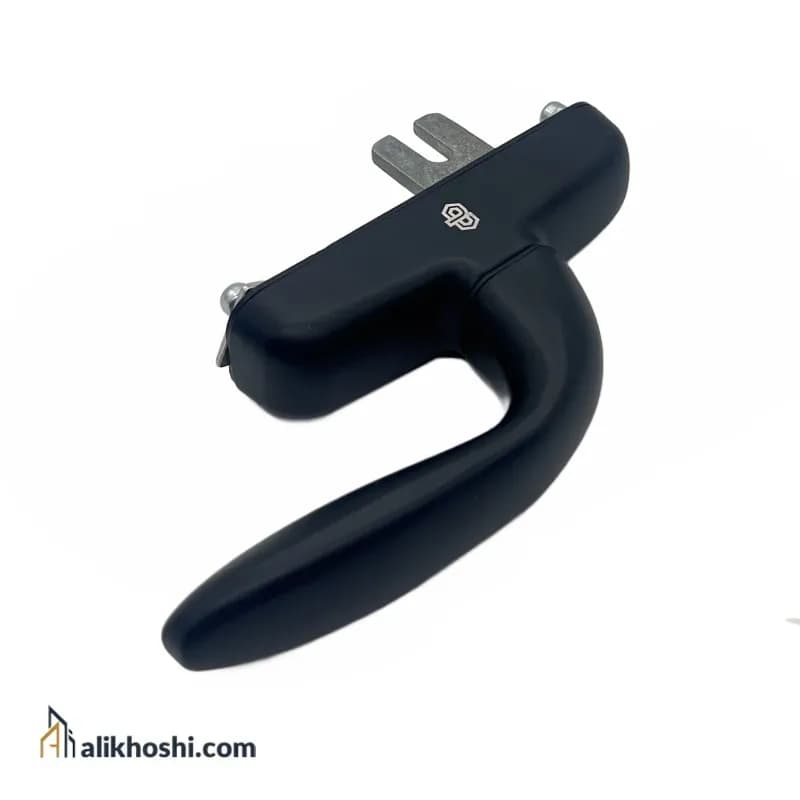 دستگیره تک زبانه مشکی آلاکس بازشو لولایی آریو