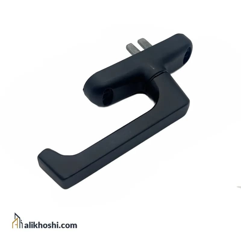 دستگیره تک زبانه مشکی آلاکس کشویی پیچ از رو آمیتریس