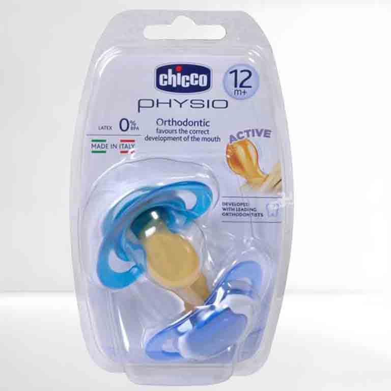 پستانک 12 ماهگی ارتودنسی چیکو CHICCO بسته دو عددی