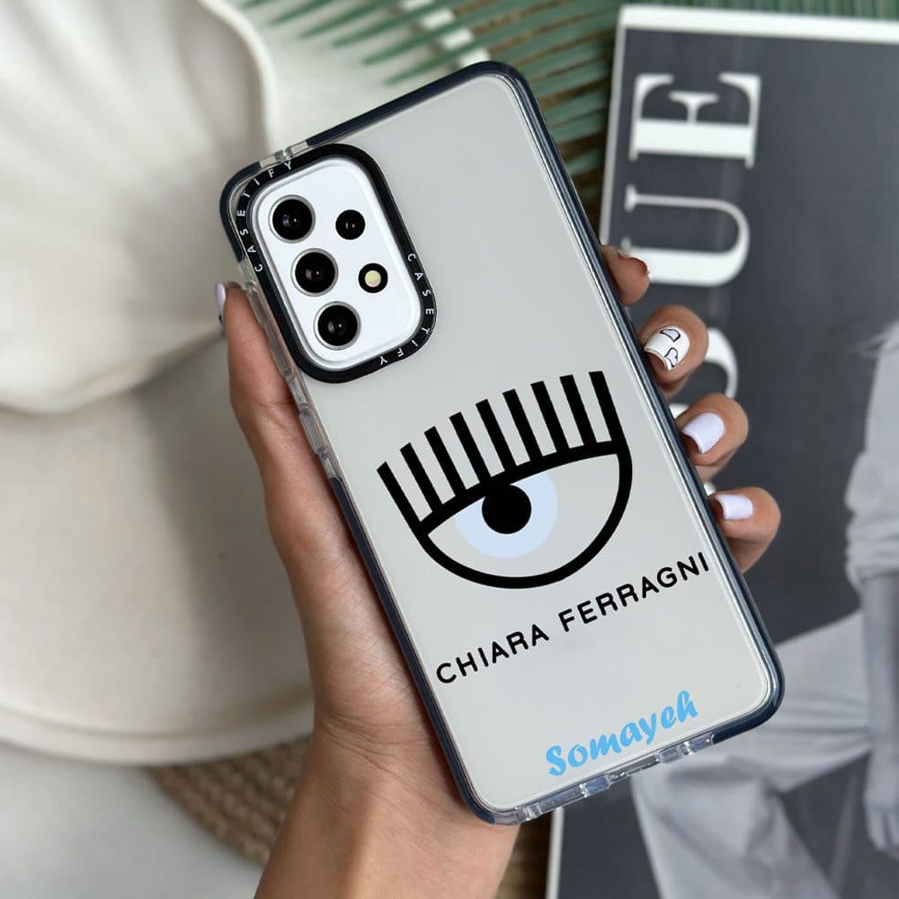قاب شفاف چاپی سفارشی به اسم دلخواه (کد 0010) مدل چیارا فرانی Chiara Ferragni مناسب برای گوشی موبایل شیائومی ردمی Xiaomi Redmi Note 8 / Note 8 Pro / Note 9 / Note 9S / Note 9 Pro / Note 10S / Note 10 4