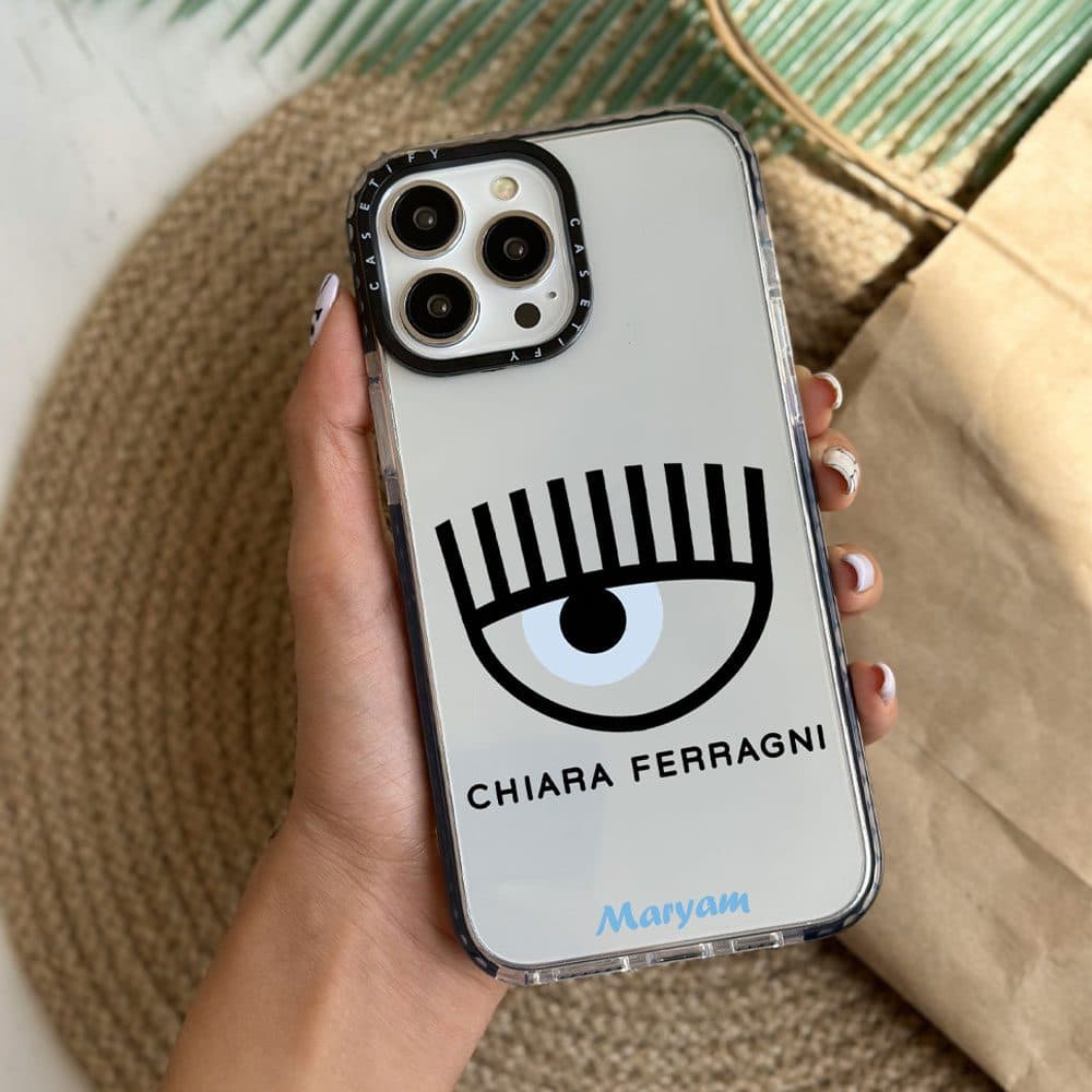 قاب شفاف چاپی سفارشی به اسم دلخواه (کد 0010) مدل چیارا فرانی Chiara Ferragni مناسب برای گوشی موبایل شیائومی ردمی Xiaomi Redmi Note 8 / Note 8 Pro / Note 9 / Note 9S / Note 9 Pro / Note 10S / Note 10 4 — تصویر ۳