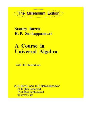 دانلود کتاب A Course in Universal Algebra