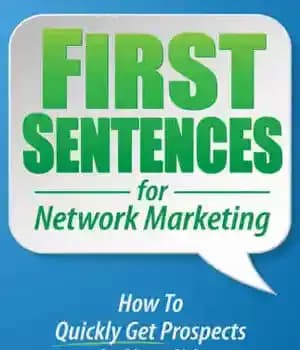 دانلود کتاب First Sentences For Network Marketing: How to Quickly Get Prospects on Your Side