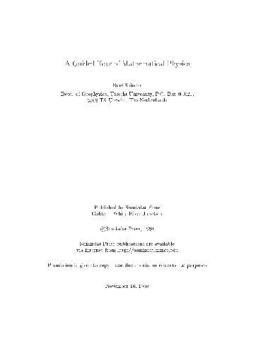 دانلود کتاب A Guided Tour of Mathematical Physics